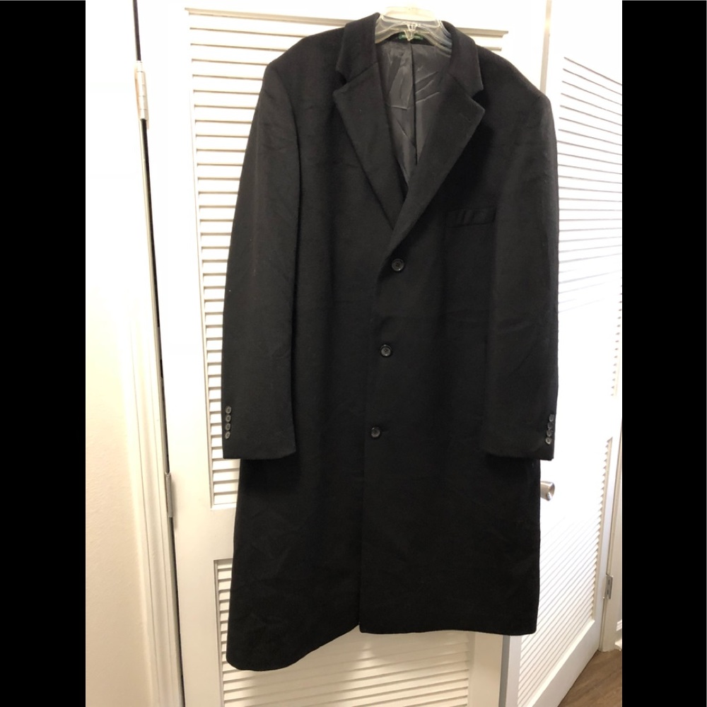 Ralph Lauren Men’s Overcoat-Black size 48 L